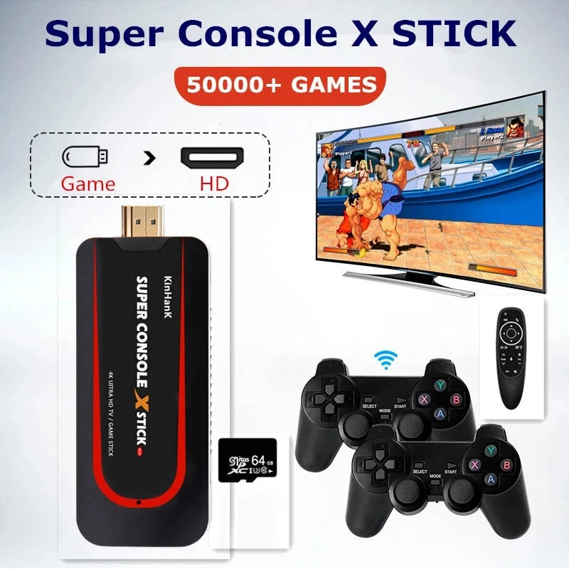 Super video consola Stick con 50000+ juegos de PSP/PS1/N64/SNES/NDS